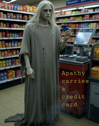Apathy Carries A Credit Card
