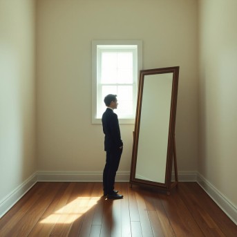 FACE IN THE MIRROR