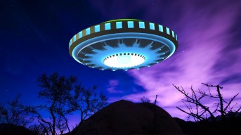 The Flying Saucers In The Skies