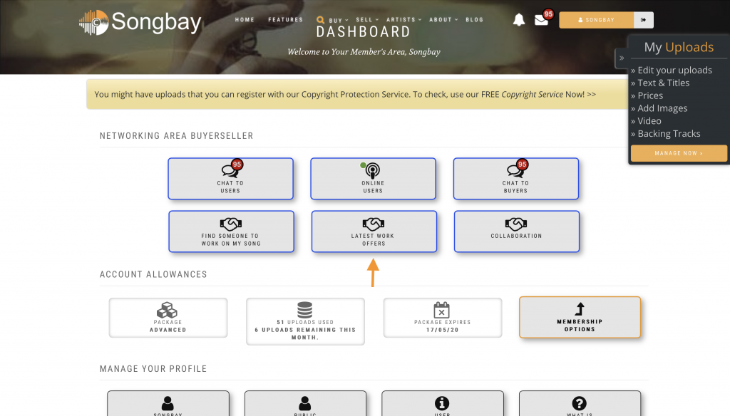 Collaboration at Songbay Latest Songwriting Offers