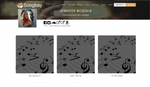 Jennifer McQuaid Songwriter at Songbay